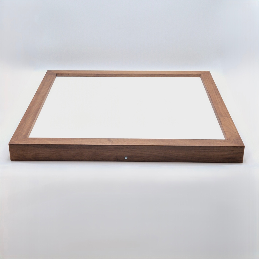 Brilagi - Plafon LED para banheiro WOODY FRAME LED/50W/230V 60x60 cm IP44 carvalho cerejeira