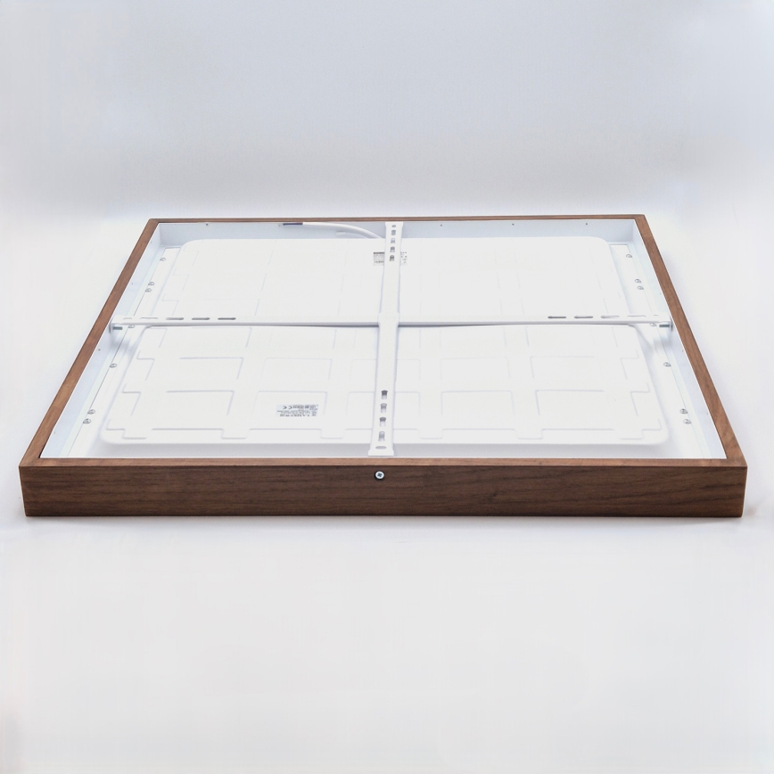 Brilagi - Plafon LED para banheiro WOODY FRAME LED/50W/230V 60x60 cm IP44 carvalho cerejeira