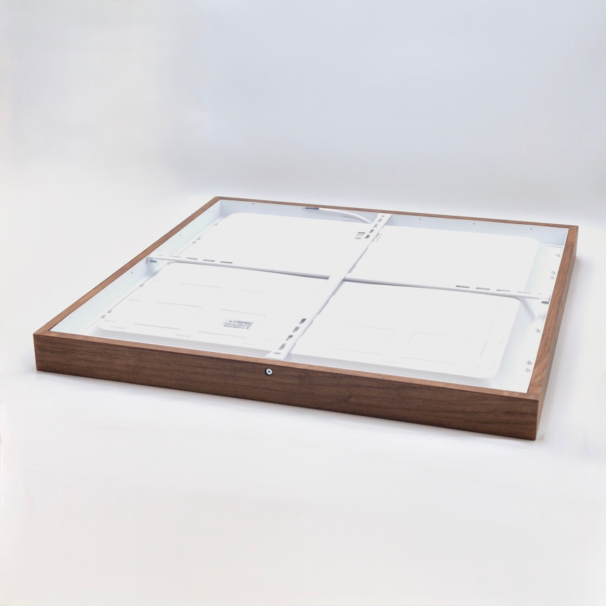 Brilagi - Plafon LED para banheiro WOODY FRAME LED/50W/230V 60x60 cm IP44 carvalho cerejeira