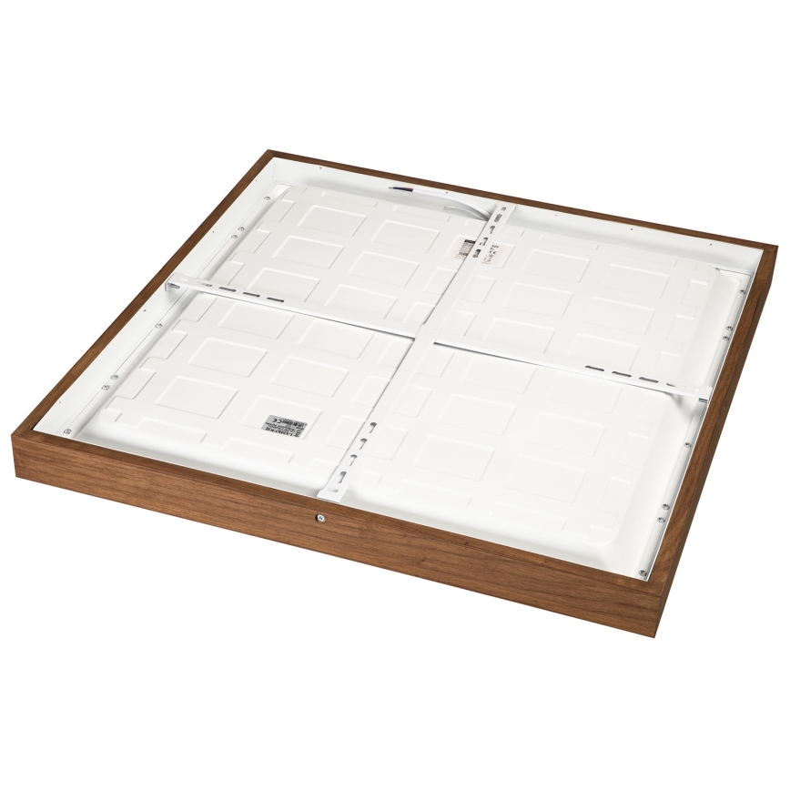 Brilagi - Plafon LED para banheiro WOODY FRAME LED/50W/230V 60x60 cm IP44 carvalho cerejeira