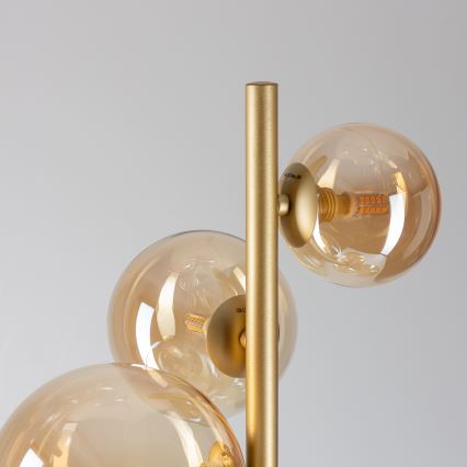 BRILAGI - Candeeiro de chão LED MILLA 7xG9/3W/230V dourado