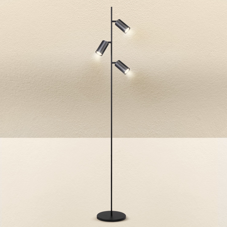 Brilagi - Candeeiro de chão SELE 3xGU10/30W/230V preto