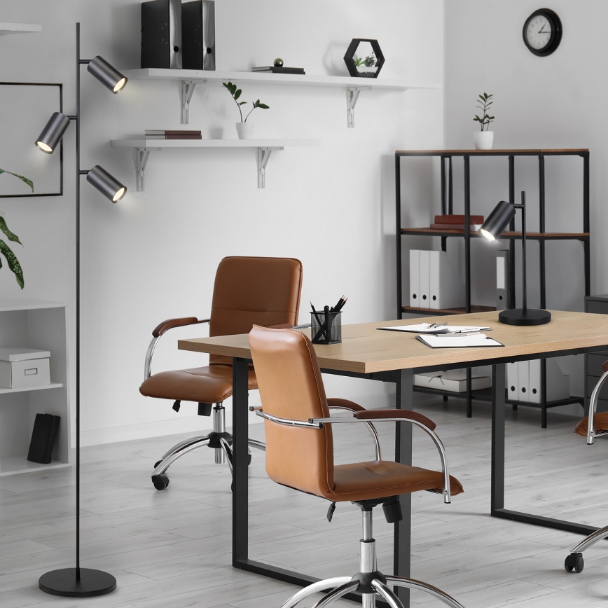 Brilagi - Candeeiro de chão SELE 3xGU10/30W/230V preto