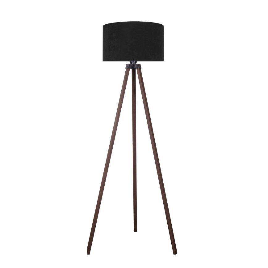 Brilagi - Candeeiro de chão VELVET 1xE27/60W/230V castanho/preto