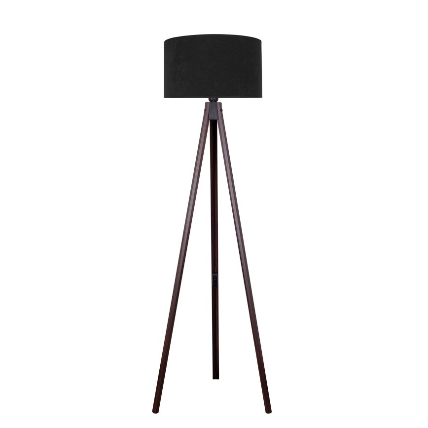 Brilagi - Candeeiro de chão VELVET 1xE27/60W/230V wenge/preto