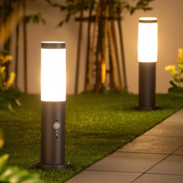 Brilagi - Candeeiro de exterior com sensor NOVA 1xE27/15W/230V 40 cm IP44 antracite