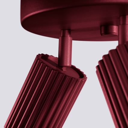 Brilagi - Candeeiro de foco LED CRESTO 3xGU10/10W/230V bordô