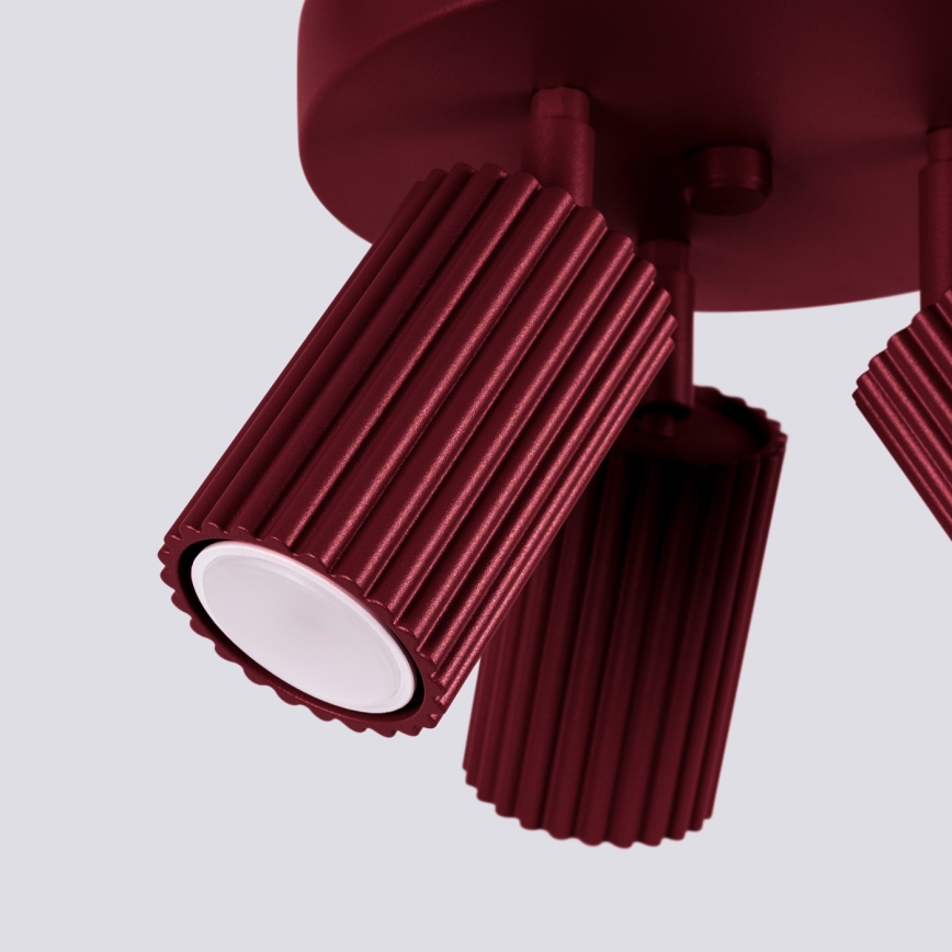 Brilagi - Candeeiro de foco LED CRESTO 3xGU10/10W/230V bordô