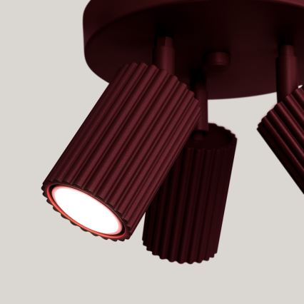 Brilagi - Candeeiro de foco LED CRESTO 3xGU10/10W/230V bordô