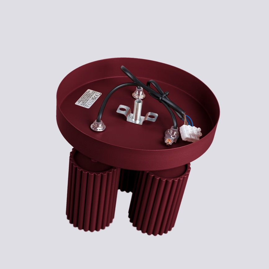 Brilagi - Candeeiro de foco LED CRESTO 3xGU10/10W/230V bordô