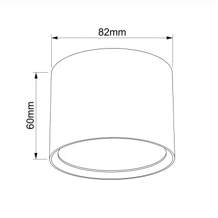 BRILAGI - Candeeiro de foco SMOOTH 1xGX53/15W/230V 60x82 mm azul