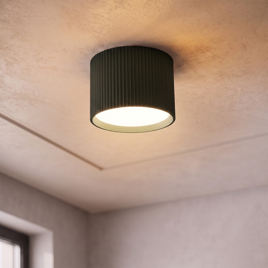 BRILAGI - Candeeiro de foco STRIPY 1xGX53/15W/230V 60x82 mm verde escuro