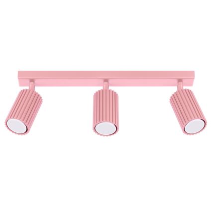 Brilagi - Candeeiro de focos CRESTO 3xGU10/10W/230V rosa