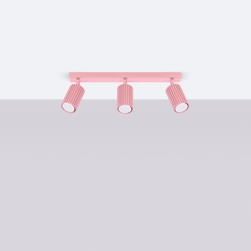 Brilagi - Candeeiro de focos CRESTO 3xGU10/10W/230V rosa