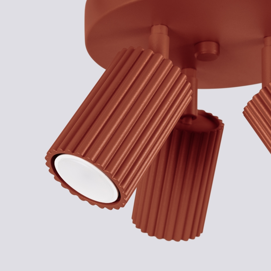 Brilagi - Candeeiro de focos CRESTO 3xGU10/10W/230V vermelho