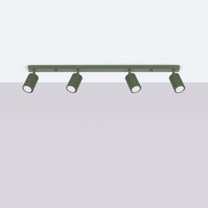 Brilagi - Candeeiro de focos CRESTO 4xGU10/10W/230V verde