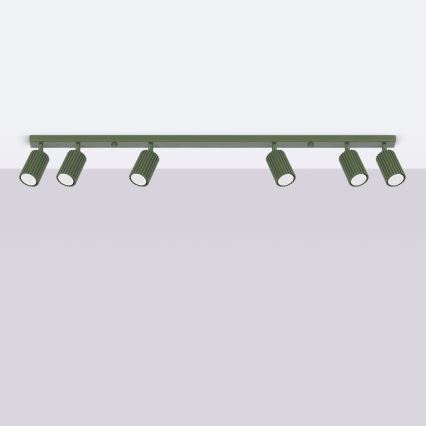 Brilagi - Candeeiro de focos CRESTO 6xGU10/10W/230V verde