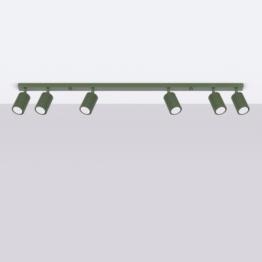 Brilagi - Candeeiro de focos CRESTO 6xGU10/10W/230V verde