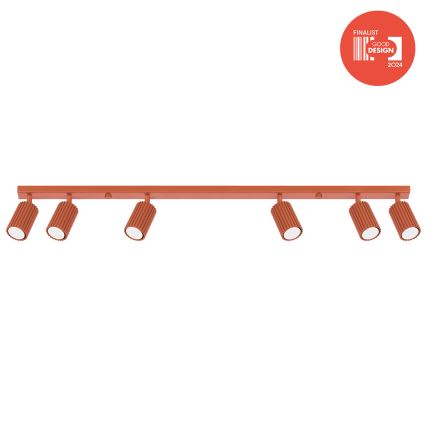 Brilagi - Candeeiro de focos CRESTO 6xGU10/10W/230V vermelho