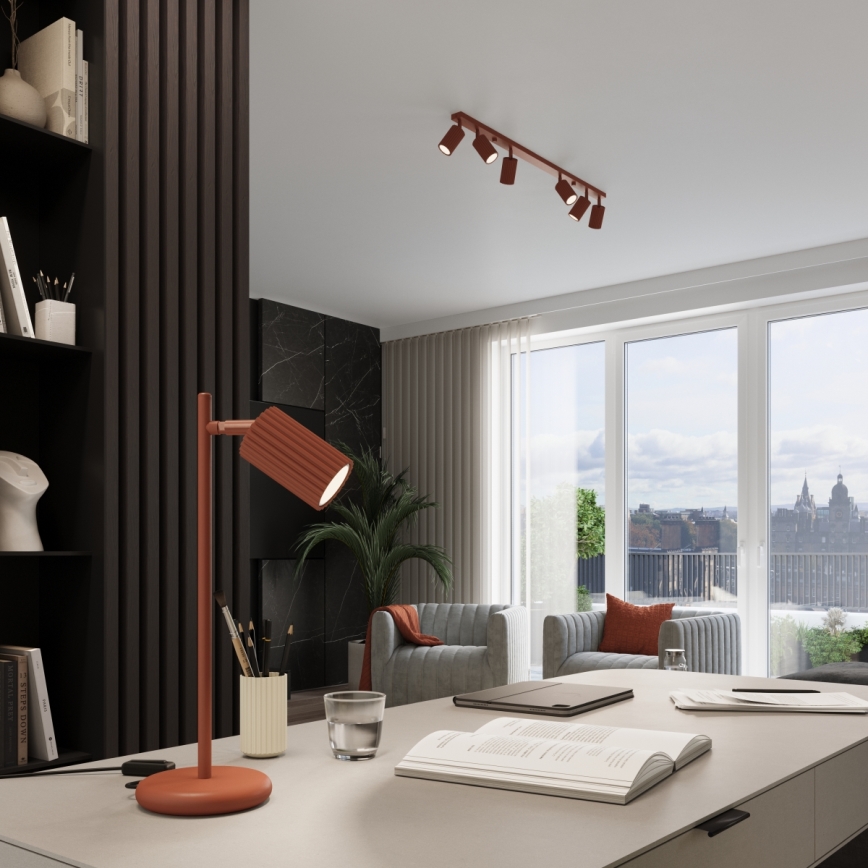 Brilagi - Candeeiro de focos CRESTO 6xGU10/10W/230V vermelho