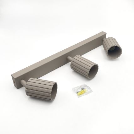 Brilagi - Candeeiro de focos CRISPINA 3xGU10/10W/230V, bege