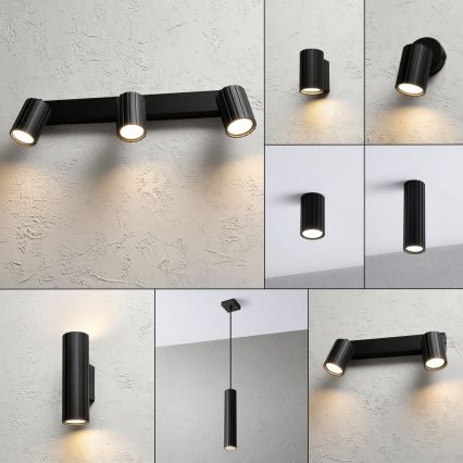 Brilagi - Candeeiro de focos CRISPINA 3xGU10/10W/230V preto