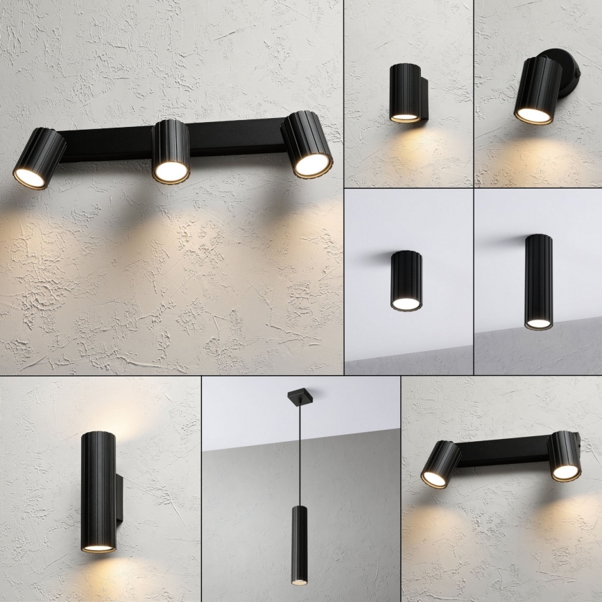 Brilagi - Candeeiro de focos CRISPINA 3xGU10/10W/230V preto