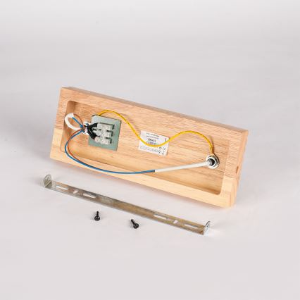 Brilagi - Candeeiro de focos HYGGE 2xE14/15W/230V madeira/fumê