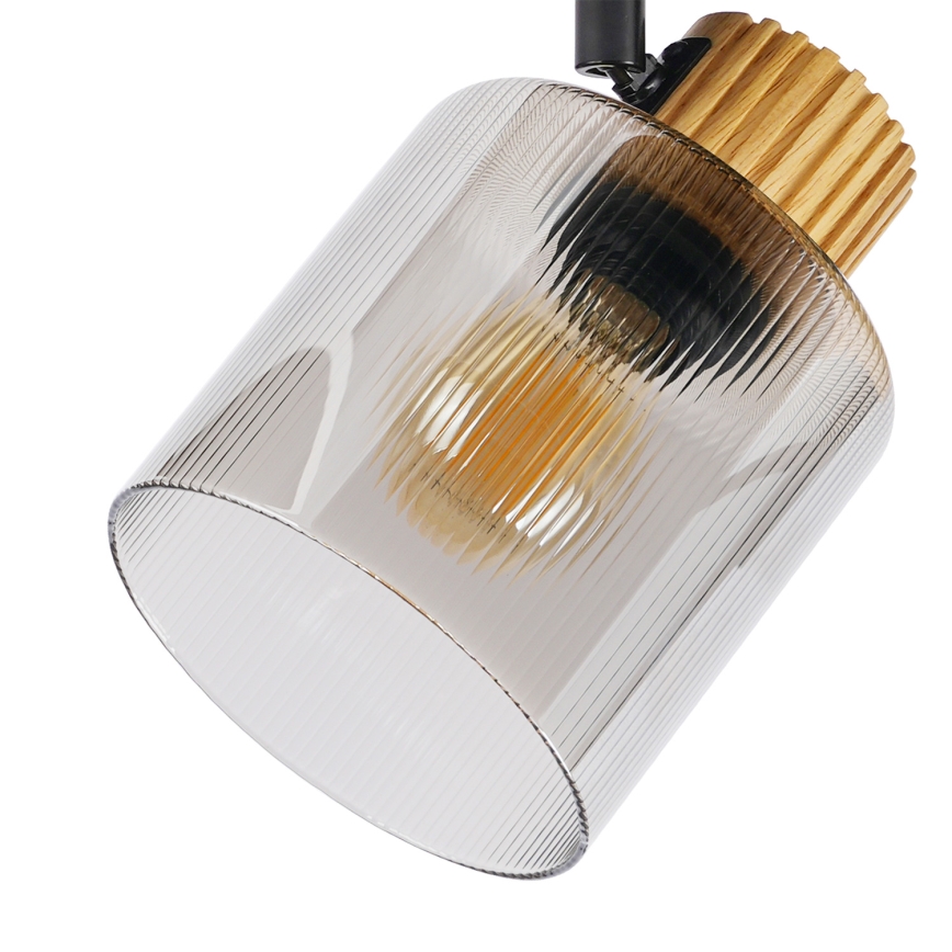 Brilagi - Candeeiro de focos HYGGE 2xE14/15W/230V preto/fumê