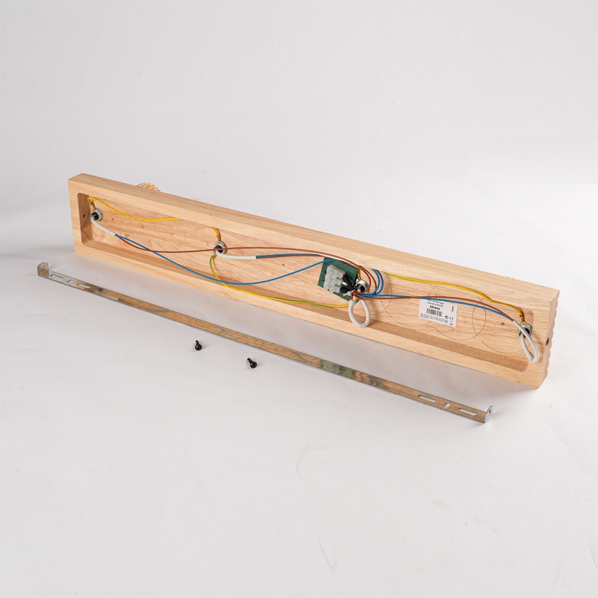 Brilagi - Candeeiro de focos HYGGE 4xE14/15W/230V madeira/fumê