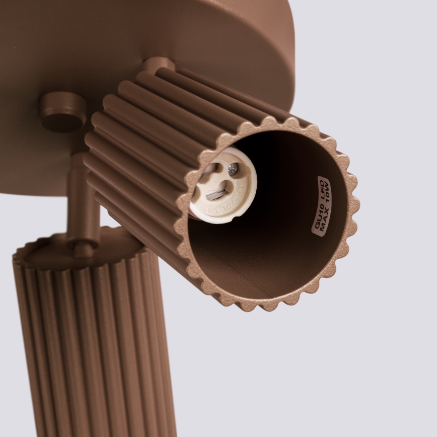 Brilagi - Candeeiro de focos LED CRESTO 3xGU10/10W/230V castanho