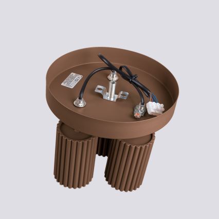 Brilagi - Candeeiro de focos LED CRESTO 3xGU10/10W/230V castanho