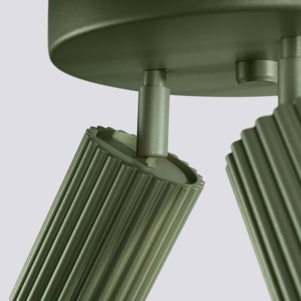 Brilagi - Candeeiro de focos LED CRESTO 3xGU10/10W/230V verde