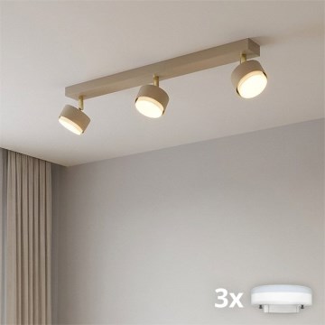 Brilagi - Candeeiro de focos LED MONO 3xGX53/13W/230V bege