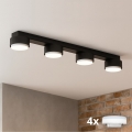 Brilagi - Candeeiro de focos LED MONO 4xGX53/13W/230V preto