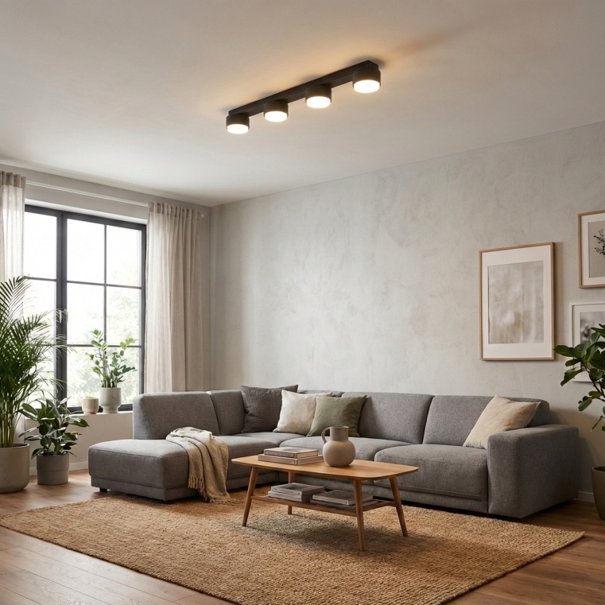 Brilagi - Candeeiro de focos LED MONO 4xGX53/13W/230V preto