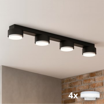 Brilagi - Candeeiro de focos LED MONO 4xGX53/30W/230V preto