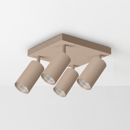Brilagi - Spot LED RGBW dimerizável SELE SQUARE 4xGU10/6,5W/230V 2700-6500K bege