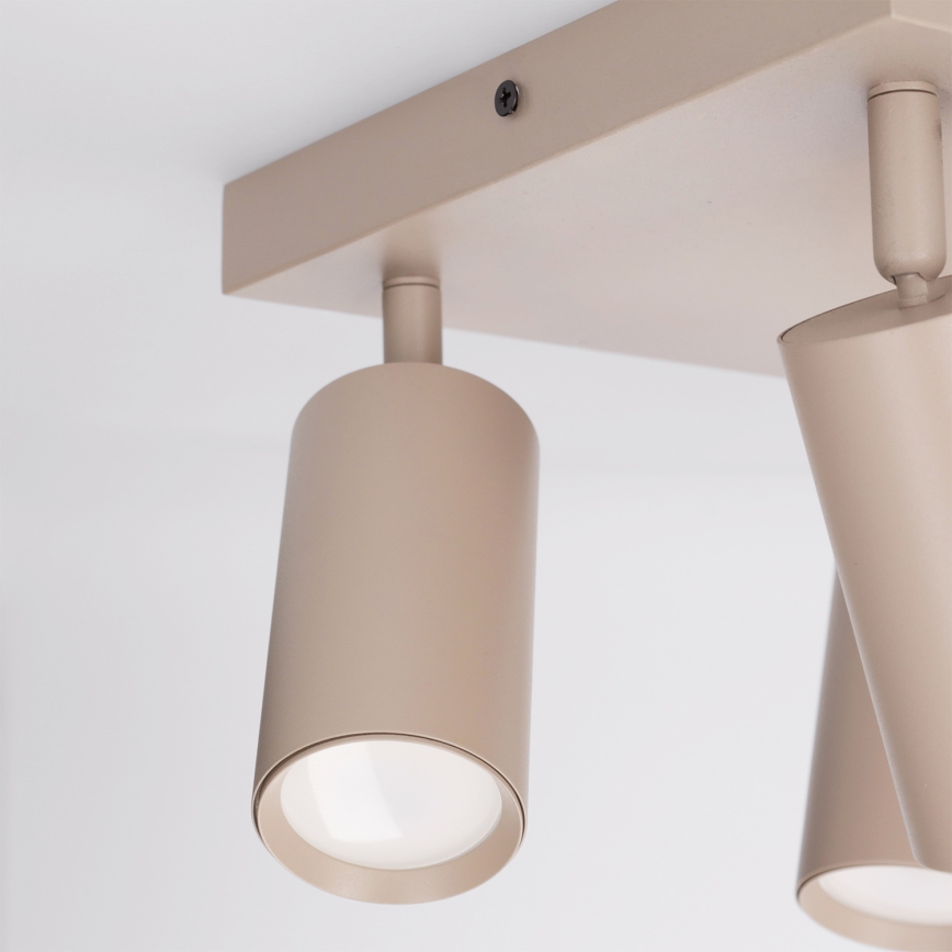 Brilagi - Spot LED RGBW dimerizável SELE SQUARE 4xGU10/6,5W/230V 2700-6500K bege