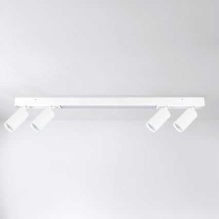 Brilagi - Candeeiro de focos LED SELE 4xGU10/30W/230V + LED/25W branco