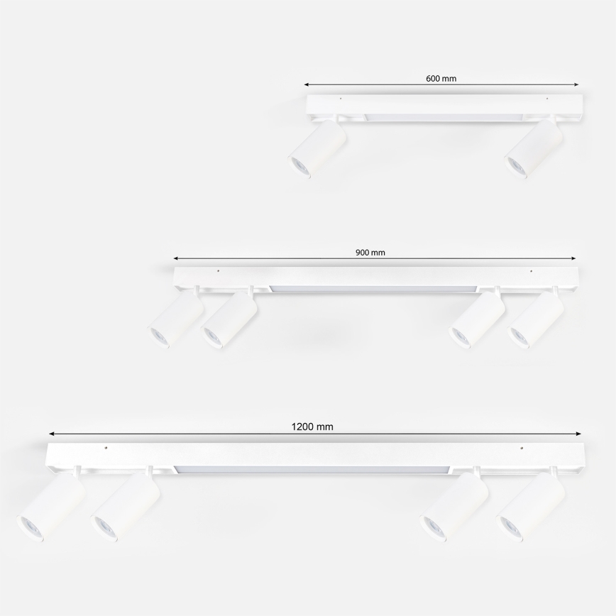Brilagi - Candeeiro de focos LED SELE 4xGU10/30W/230V + LED/25W branco