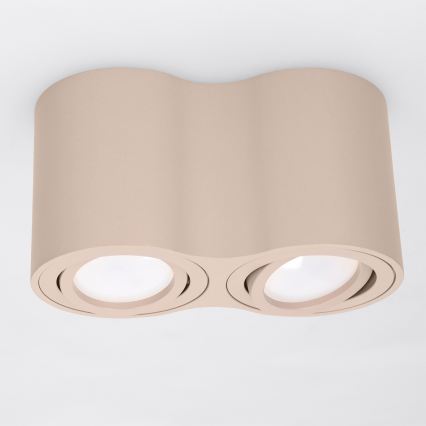 BRILAGI - Candeeiro de focos MIA DOUBLE 2xGU10/30W/230V bege