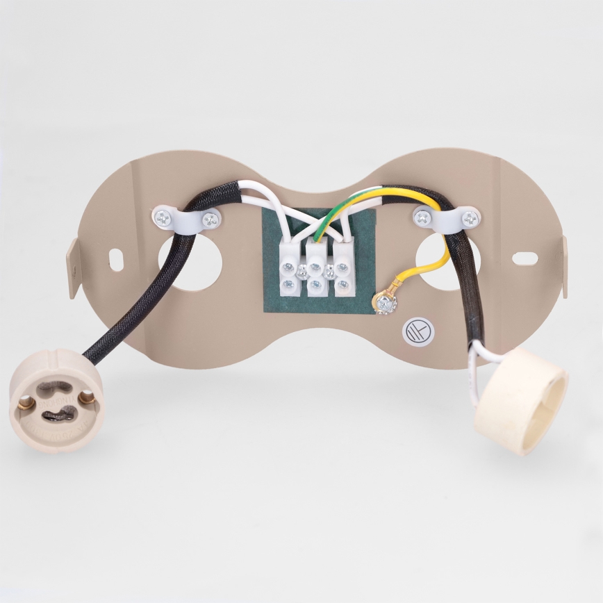 BRILAGI - Candeeiro de focos MIA DOUBLE 2xGU10/30W/230V bege