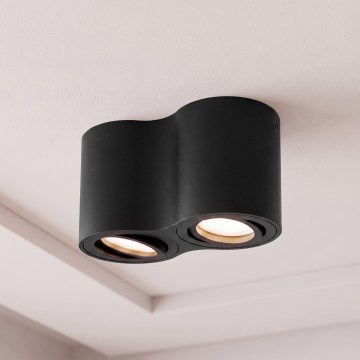 BRILAGI - Candeeiro de focos MIA DOUBLE 2xGU10/30W/230V preto