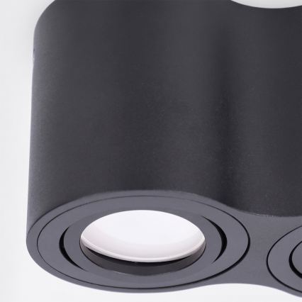 BRILAGI - Candeeiro de focos MIA DOUBLE 2xGU10/30W/230V preto
