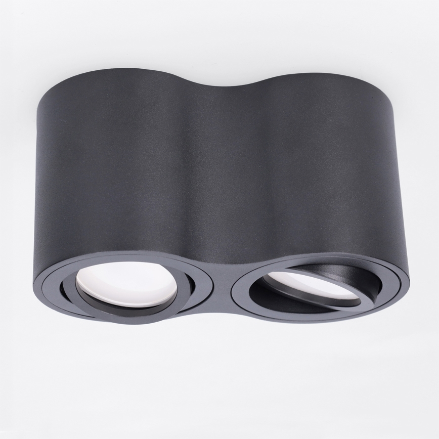 BRILAGI - Candeeiro de focos MIA DOUBLE 2xGU10/30W/230V preto