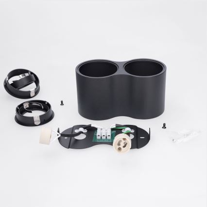 BRILAGI - Candeeiro de focos MIA DOUBLE 2xGU10/30W/230V preto