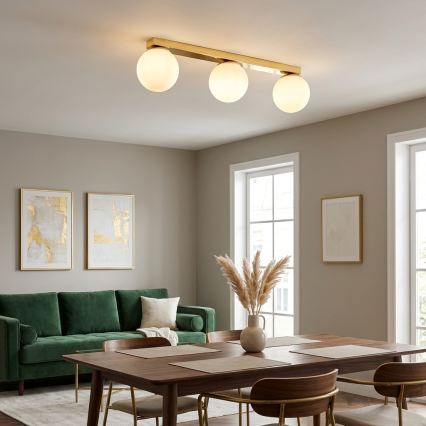 Brilagi - Candeeiro de focos MILO 3xE27/60W/230V dourado