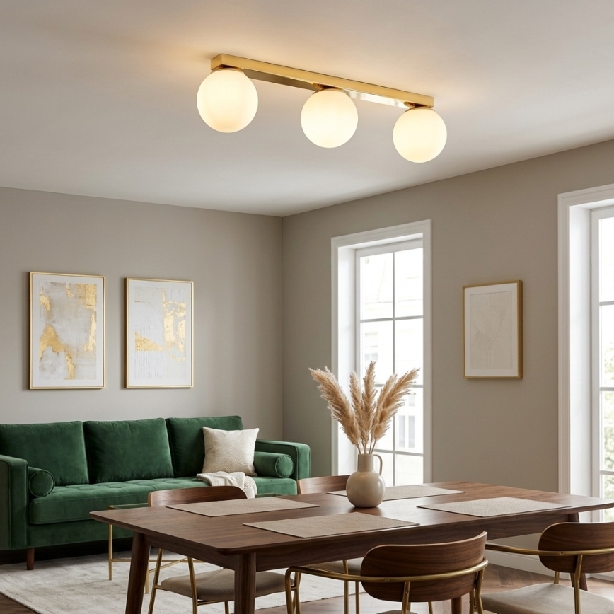 Brilagi - Candeeiro de focos MILO 3xE27/60W/230V dourado