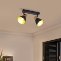 BRILAGI - Candeeiro de focos ODENSE 2xE14/10W/230V madeira/preto